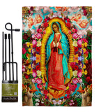 Our Lady of Guadalupe - Faith & Religious Inspirational Vertical Impressions Decorative Flags HG192338 Made In USA