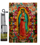 Our Lady of Guadalupe - Faith & Religious Inspirational Vertical Impressions Decorative Flags HG192338 Made In USA