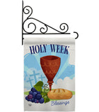 Holy Week - Faith & Religious Inspirational Vertical Impressions Decorative Flags HG192363 Made In USA