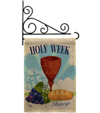 Holy Week - Faith & Religious Inspirational Vertical Impressions Decorative Flags HG192363 Made In USA