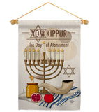 Yom Kippur - Faith & Religious Inspirational Vertical Impressions Decorative Flags HG192371 Made In USA