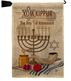 Yom Kippur - Faith & Religious Inspirational Vertical Impressions Decorative Flags HG192371 Made In USA