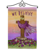 We Belive - Faith & Religious Inspirational Vertical Impressions Decorative Flags HG192372 Made In USA