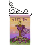 We Belive - Faith & Religious Inspirational Vertical Impressions Decorative Flags HG192372 Made In USA