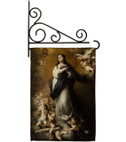 Immaculate Conception - Faith & Religious Inspirational Vertical Impressions Decorative Flags HG192375 Made In USA