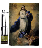 The Immaculate Conception - Faith & Religious Inspirational Vertical Impressions Decorative Flags HG192376 Made In USA