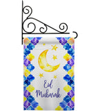 Eid Mubarak - Faith & Religious Inspirational Vertical Impressions Decorative Flags HG192393 Made In USA