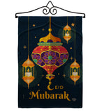 Eid Mubarak Festival - Faith & Religious Inspirational Vertical Impressions Decorative Flags HG192394 Made In USA