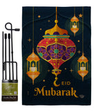 Eid Mubarak Festival - Faith & Religious Inspirational Vertical Impressions Decorative Flags HG192394 Made In USA