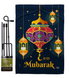 Eid Mubarak Festival - Faith & Religious Inspirational Vertical Impressions Decorative Flags HG192394 Made In USA