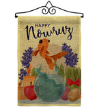 Happy Nowruz - Faith & Religious Inspirational Vertical Impressions Decorative Flags HG192442 Made In USA