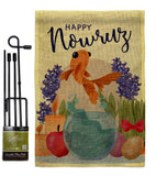 Happy Nowruz - Faith & Religious Inspirational Vertical Impressions Decorative Flags HG192442 Made In USA