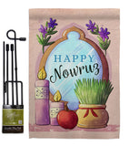 Celerate Nowruz - Faith & Religious Inspirational Vertical Impressions Decorative Flags HG192445 Made In USA