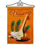 Vasant Panchami - Faith & Religious Inspirational Vertical Impressions Decorative Flags HG192451 Made In USA