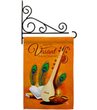 Vasant Panchami - Faith & Religious Inspirational Vertical Impressions Decorative Flags HG192451 Made In USA