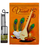 Vasant Panchami - Faith & Religious Inspirational Vertical Impressions Decorative Flags HG192451 Made In USA