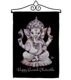 Ganesh Chaturthi - Faith & Religious Inspirational Vertical Impressions Decorative Flags HG192454 Made In USA