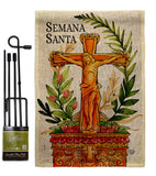 Semana Santa - Faith & Religious Inspirational Vertical Impressions Decorative Flags HG192458 Made In USA