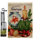 Nowruz - Faith & Religious Inspirational Vertical Impressions Decorative Flags HG192462 Made In USA