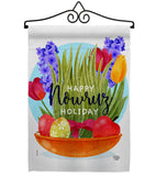 Happy Nowruz Holiday - Faith & Religious Inspirational Vertical Impressions Decorative Flags HG192463 Made In USA