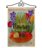 Happy Nowruz Holiday - Faith & Religious Inspirational Vertical Impressions Decorative Flags HG192463 Made In USA