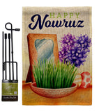 Nowruz Holiday - Faith & Religious Inspirational Vertical Impressions Decorative Flags HG192466 Made In USA