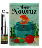 Persian Nowruz - Faith & Religious Inspirational Vertical Impressions Decorative Flags HG192470 Made In USA