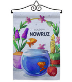 Nowruz Greeting - Faith & Religious Inspirational Vertical Impressions Decorative Flags HG192479 Made In USA