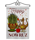 Iranian New Year - Faith & Religious Inspirational Vertical Impressions Decorative Flags HG192480 Made In USA