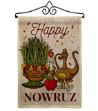 Iranian New Year - Faith & Religious Inspirational Vertical Impressions Decorative Flags HG192480 Made In USA