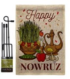 Iranian New Year - Faith & Religious Inspirational Vertical Impressions Decorative Flags HG192480 Made In USA