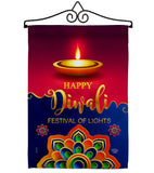 Deepawali Greeting - Faith & Religious Inspirational Vertical Impressions Decorative Flags HG192486 Made In USA