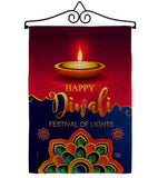 Deepawali Greeting - Faith & Religious Inspirational Vertical Impressions Decorative Flags HG192486 Made In USA