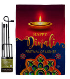 Deepawali Greeting - Faith & Religious Inspirational Vertical Impressions Decorative Flags HG192486 Made In USA