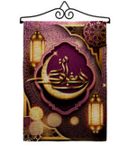 Happy Ramadan Greeting - Faith & Religious Inspirational Vertical Impressions Decorative Flags HG192494 Made In USA