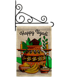 Celebrate Ugadi - Faith & Religious Inspirational Vertical Impressions Decorative Flags HG192506 Made In USA