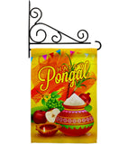 Happy Pongal - Faith & Religious Inspirational Vertical Impressions Decorative Flags HG192507 Made In USA