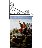 The Sermon on the Mount - Faith & Religious Inspirational Vertical Impressions Decorative Flags HG192548 Made In USA
