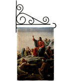 The Sermon on the Mount - Faith & Religious Inspirational Vertical Impressions Decorative Flags HG192548 Made In USA