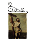 Risen Christ - Faith & Religious Inspirational Vertical Impressions Decorative Flags HG192551 Made In USA