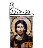 Christ Pantocrator - Faith & Religious Inspirational Vertical Impressions Decorative Flags HG192561 Made In USA