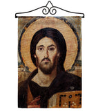 Christ Pantocrator - Faith & Religious Inspirational Vertical Impressions Decorative Flags HG192561 Made In USA