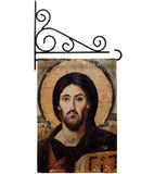 Christ Pantocrator - Faith & Religious Inspirational Vertical Impressions Decorative Flags HG192561 Made In USA