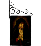 The Madonna in Sorrow - Faith & Religious Inspirational Vertical Impressions Decorative Flags HG192563 Made In USA