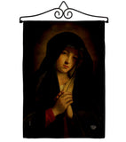 The Madonna in Sorrow - Faith & Religious Inspirational Vertical Impressions Decorative Flags HG192563 Made In USA