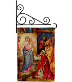 The Visit Of The Wise Men - Faith & Religious Inspirational Vertical Impressions Decorative Flags HG192564 Made In USA