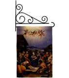 The Adoration of the Shepherds - Faith & Religious Inspirational Vertical Impressions Decorative Flags HG192567 Made In USA