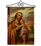 Joseph & Jesus - Faith & Religious Inspirational Vertical Impressions Decorative Flags HG192596 Made In USA