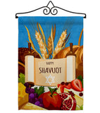 Celebrates Shavuot - Faith & Religious Inspirational Vertical Impressions Decorative Flags HG192607 Made In USA