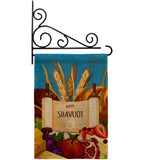 Celebrates Shavuot - Faith & Religious Inspirational Vertical Impressions Decorative Flags HG192607 Made In USA